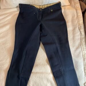 Women's Navy Equestrian Breeches by
